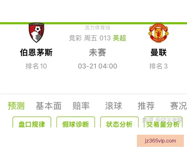 解析最新足球竞猜赔率趋势精准预测比赛胜负走势